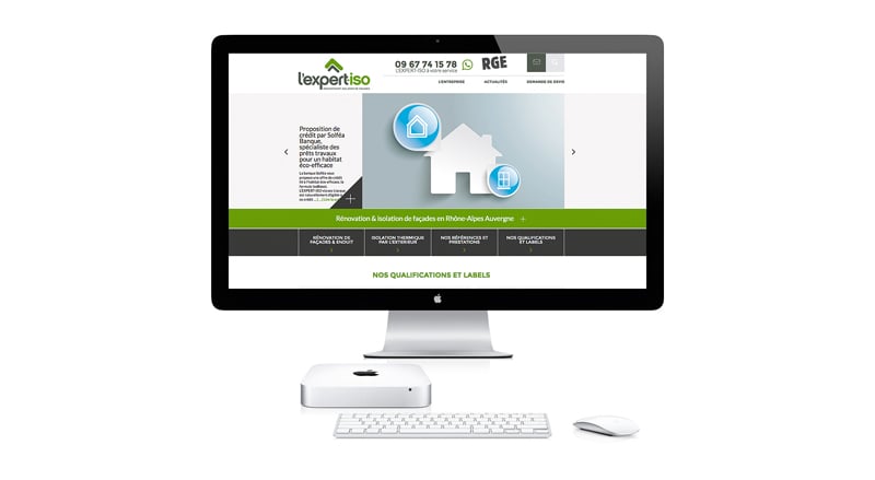Création du site internet L'Expert-Iso