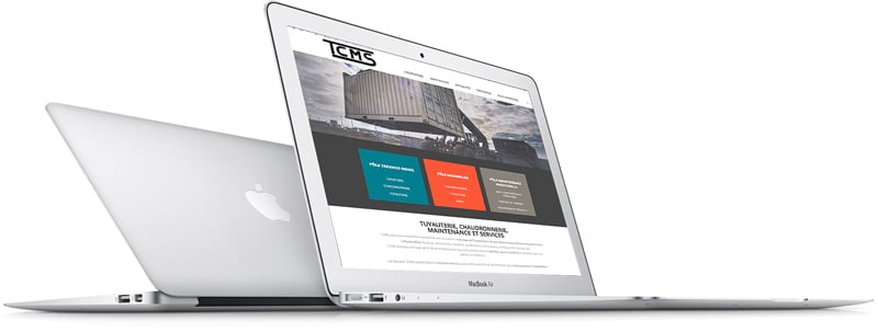 Création du site internet de la société Tcms.