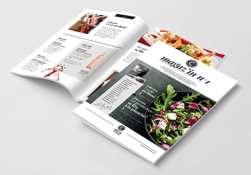 Création du magazine des cours de cuisine de Cuiz'In sur Cours