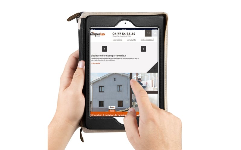 Refonte du site internet Experiso.