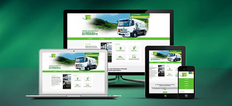 Création du site internet 3C Combustibles