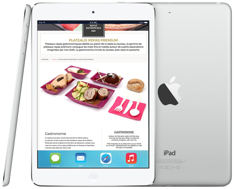 Création du site ecommerce Plateaux repas de la Maison Pallandre