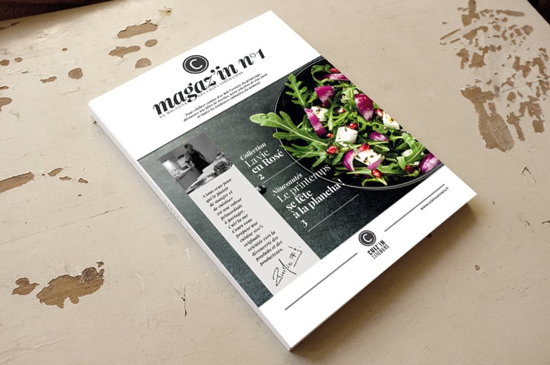 Création du magazine des cours de cuisine de Cuiz'In sur Cours