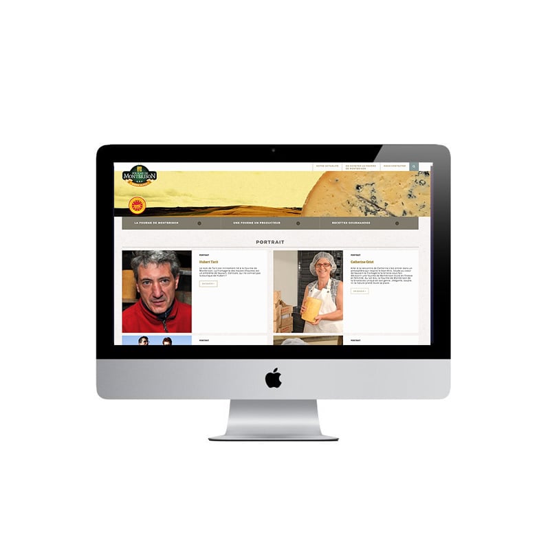 Création du site internet de la Fourme de Montbrison