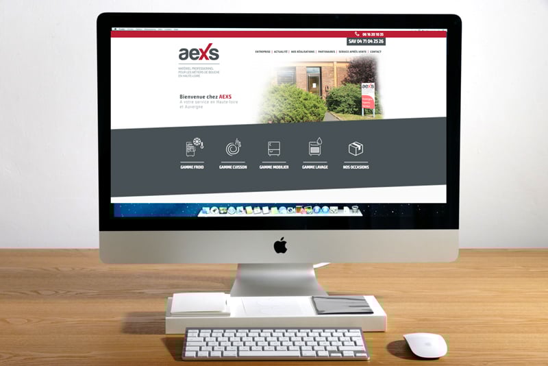 Refonte du site internet Aexs