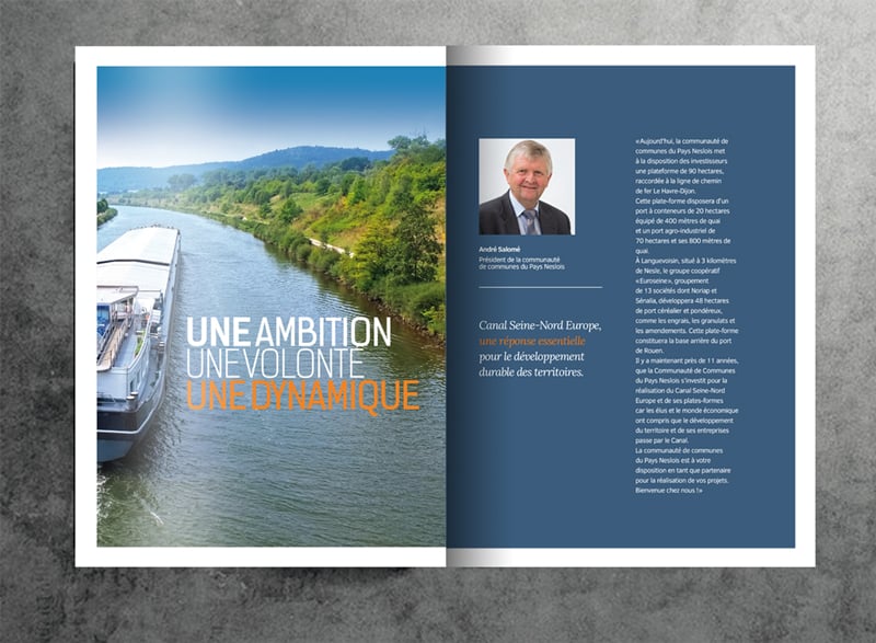 Création et édition du magazine Canal Seine Europe
