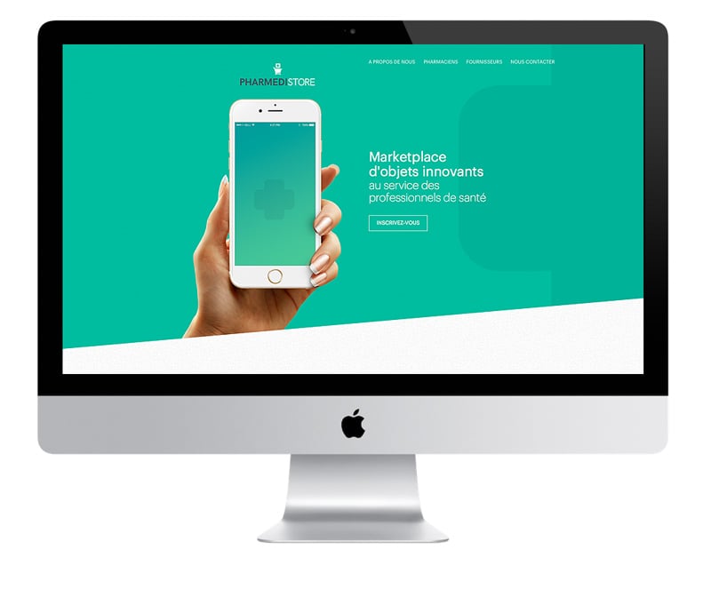 Création de la landing page de Pharmédigroup.
