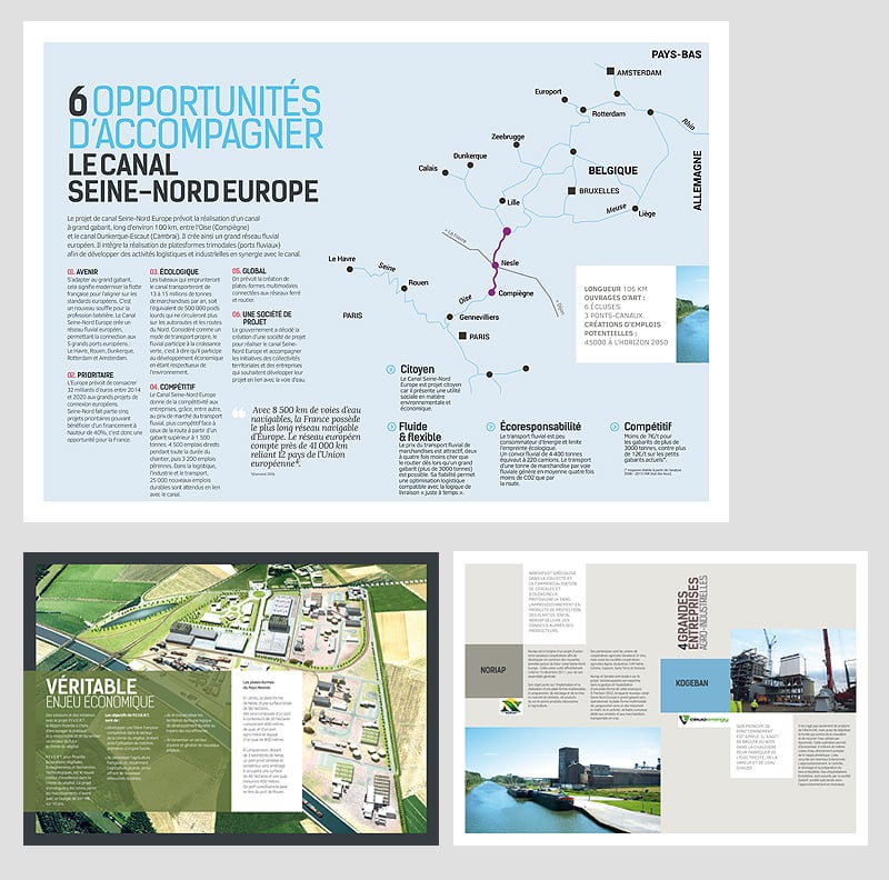 Création et édition du magazine Canal Seine-Nord Europe