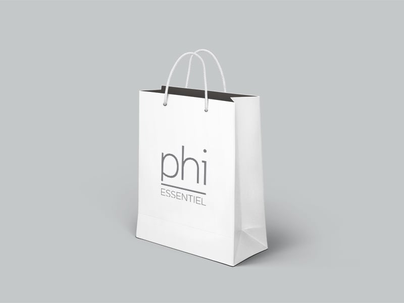 création de l'image de marque Phi Essentiel