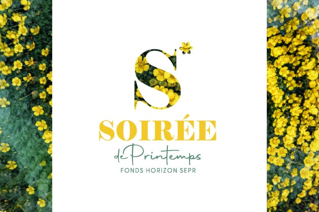 Création de l’identité visuelle de la soirée de printemps du Fonds Horizon SEPR