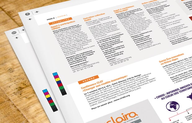 Création du magazine Eclaira, le magazine de l’économie circulaire en Rhône-Alpes.