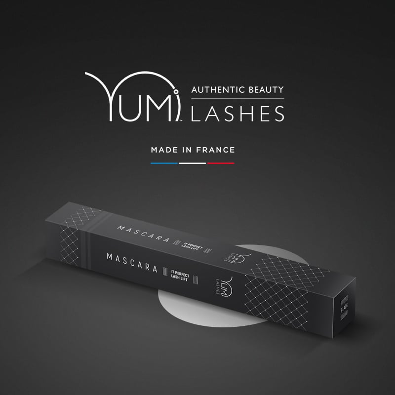 Création packaging et PLV pour les Mascaras Yumi Lashes