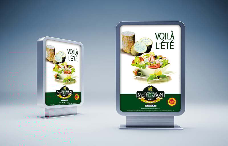 création de la campagne de communication de la Fourme de Montbrison