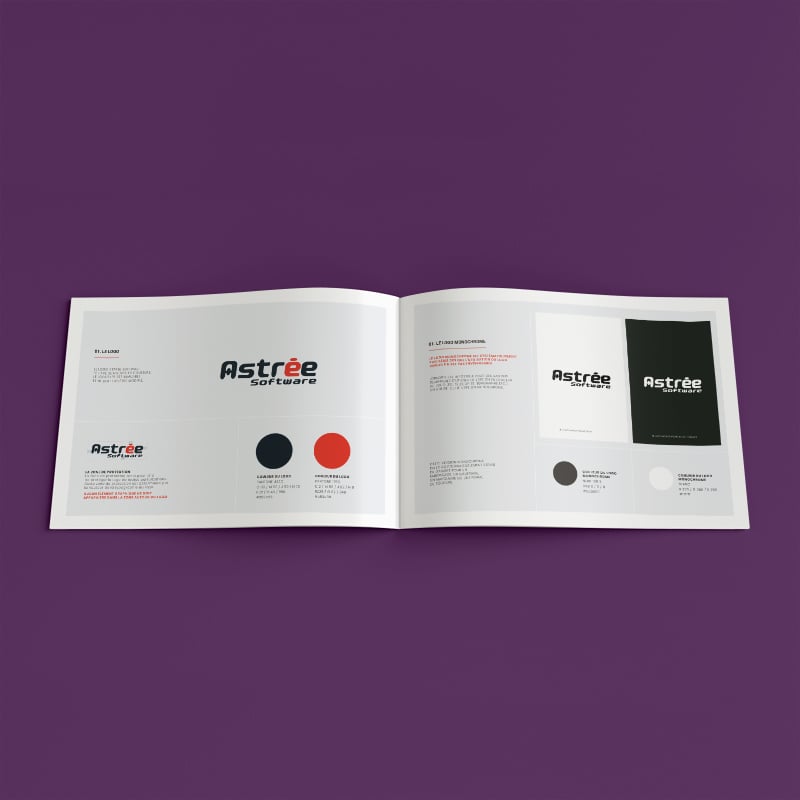 Création de la charte graphique Astrée Software