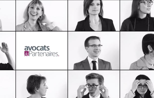 Création de la carte de vœux numérique pour Avocats et Partenaires.