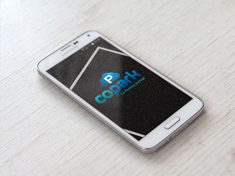 Création du site internet et de l'application mobile Copark.