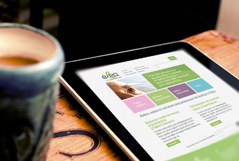 Création du site internet responsive de la marque Eléa.
