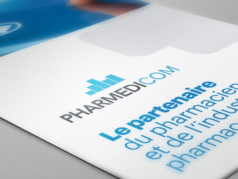 Création des identités visuelles du groupe Pharmédigroup.
