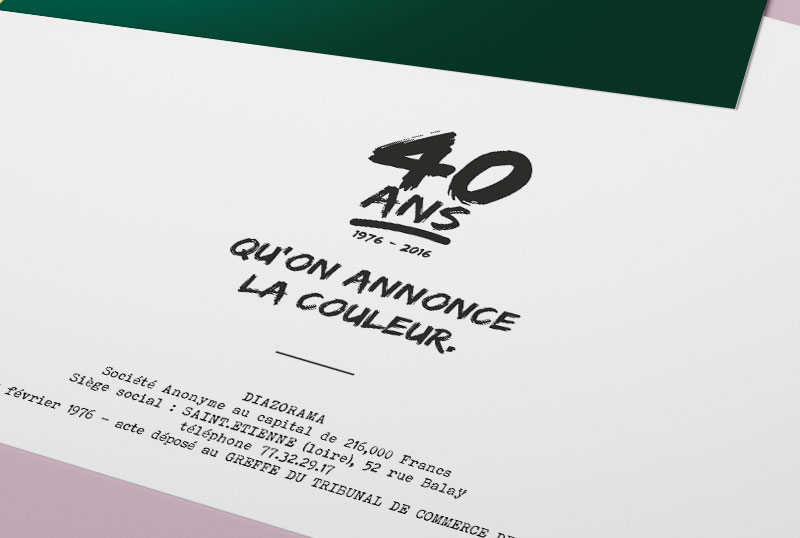 Diazorama en remet une couche pour ses 40 ans.