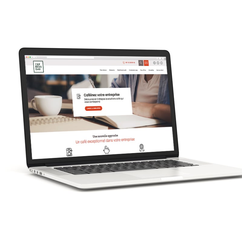 Un site internet générateur de lead pour Expresseau