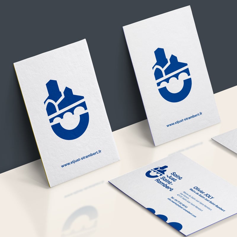 Logotype et charte graphique de la Ville de Saint Just Saint Rambert