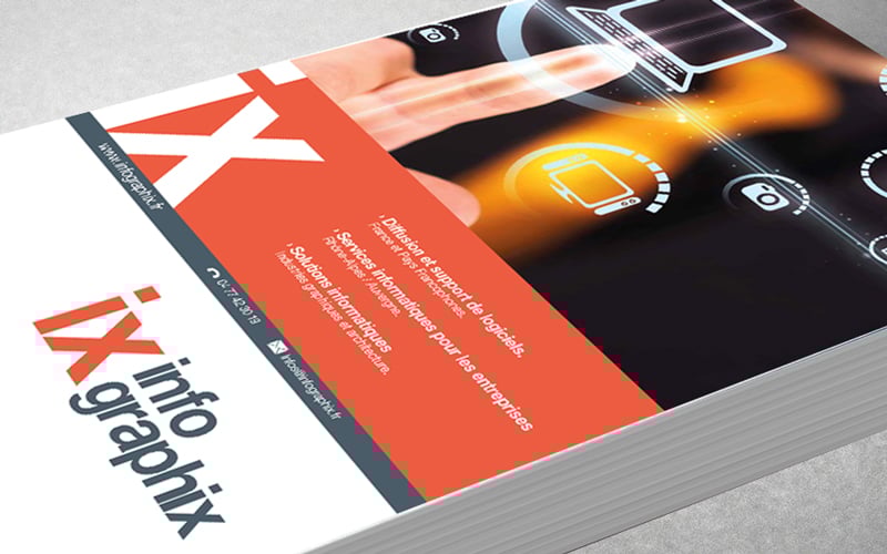 Création de la plaquette Infographix.