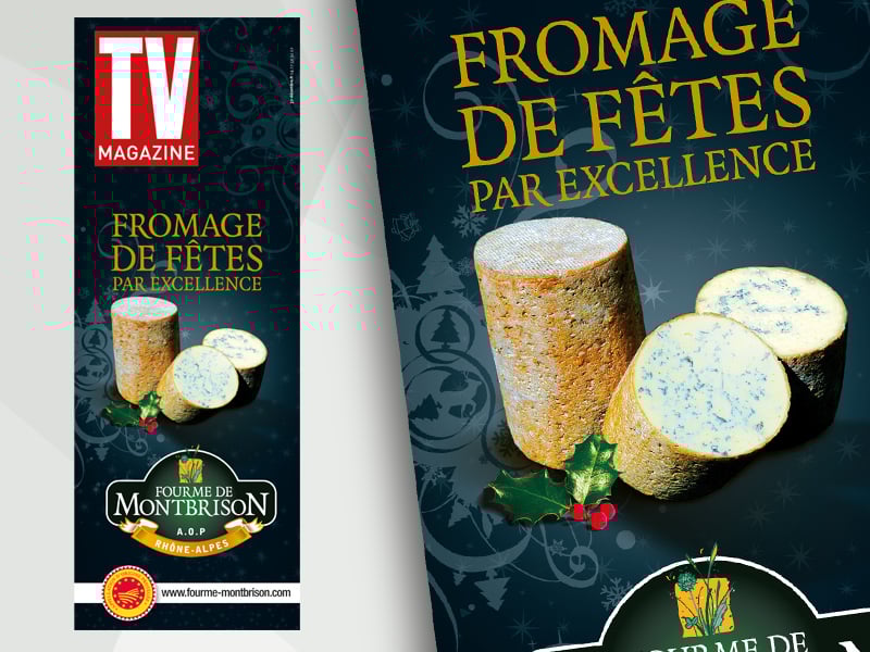 La Fourme de Montbrison, le fromage de fête, part en campagne de communication.
