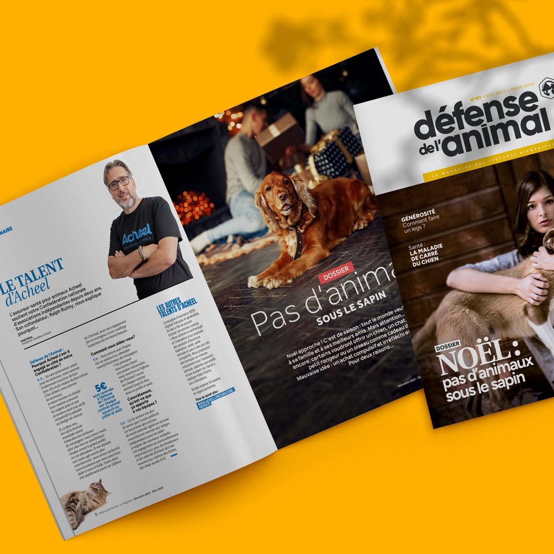 Refonte du magazine Défense de l’Animal