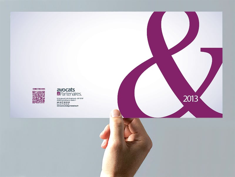 Création de la carte de voeux 2013 Avocats et partenaires