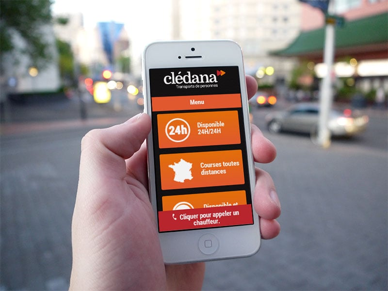 Création du site internet des transports Clédana.