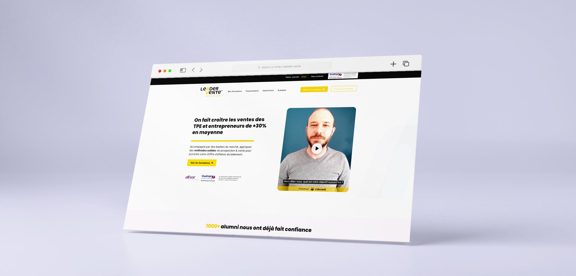Homepage site Leadervente