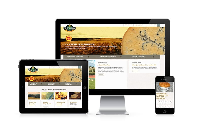 Création du site internet de la Fourme de Montbrison