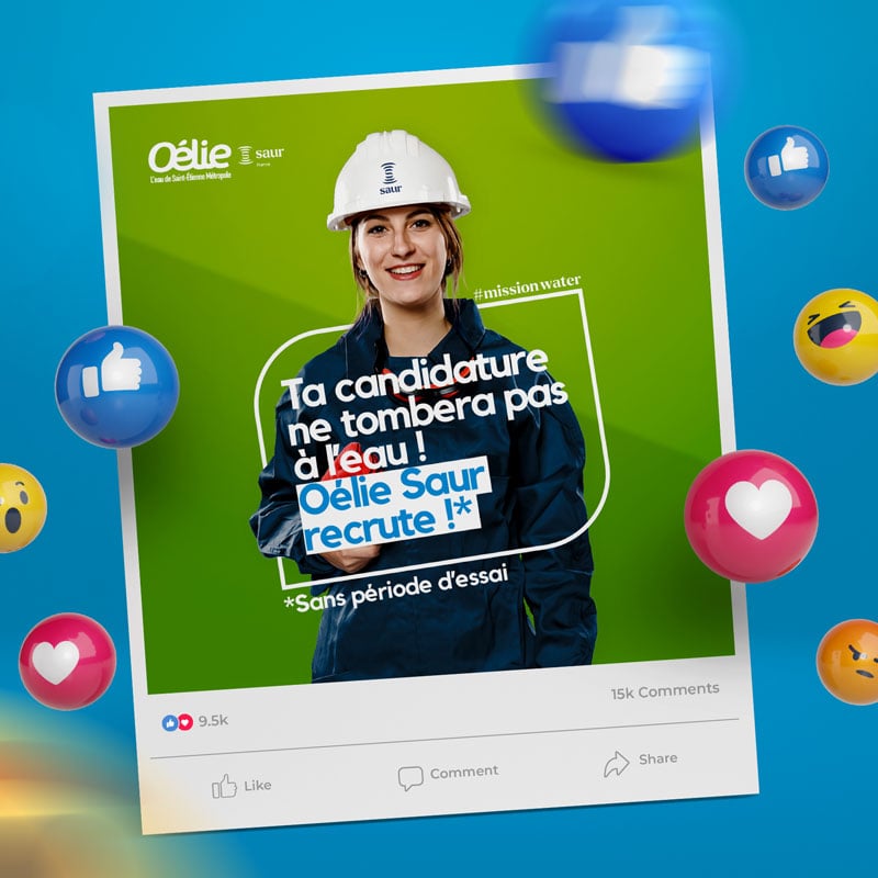 Campagne de recrutement pour Oélie
