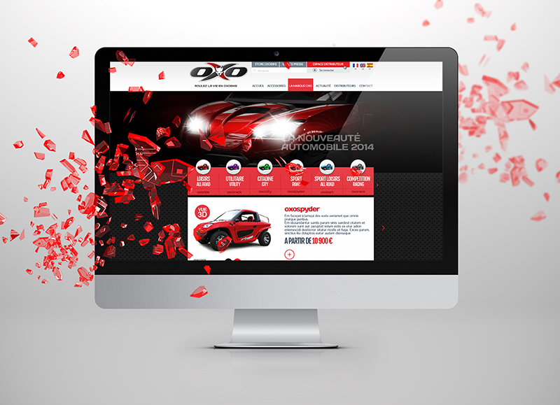 Création du site internet Oxo Car