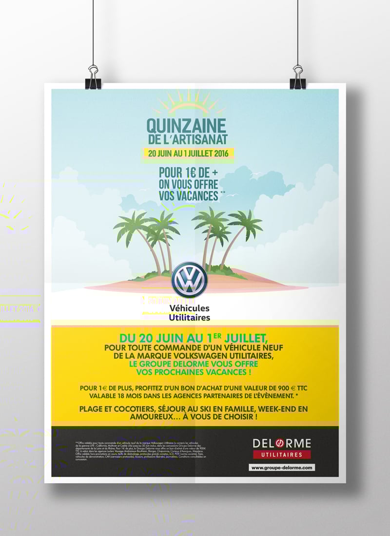 Delorme Utilitaires lance la quinzaine de l'artisanat.