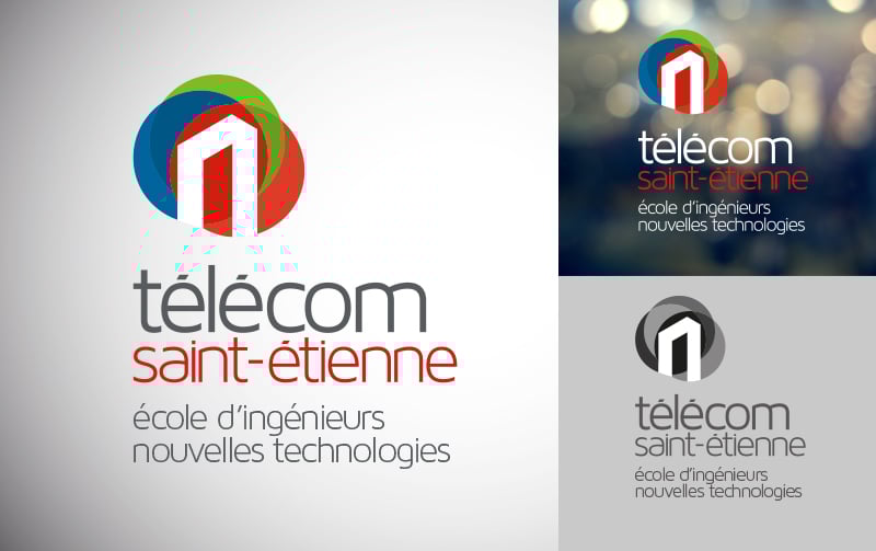 Création de la nouvelle identité visuelle de Télécom Saint-Etienne