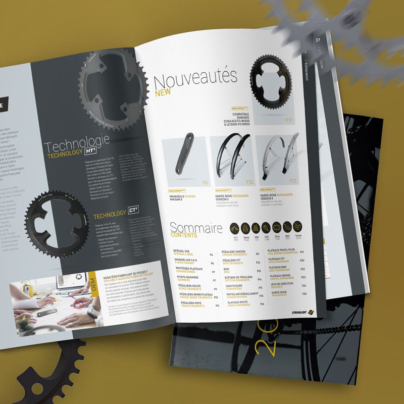 Création du nouveau catalogue produit Stronglight