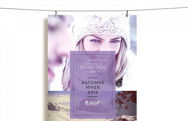 Création du catalogue Boissy Chaussures Automne Hiver 2015.