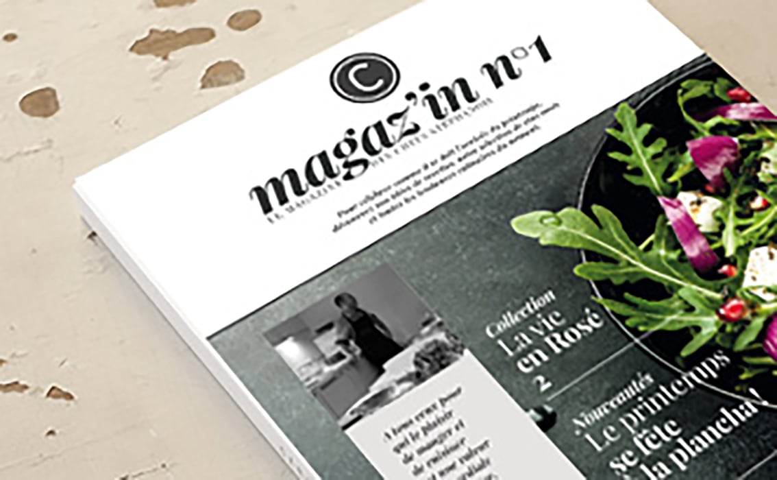 Création du magazine des cours de cuisine de Cuiz’In sur Cours