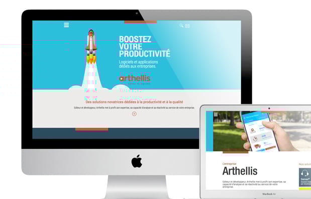 Création du site internet d’Arthellis.