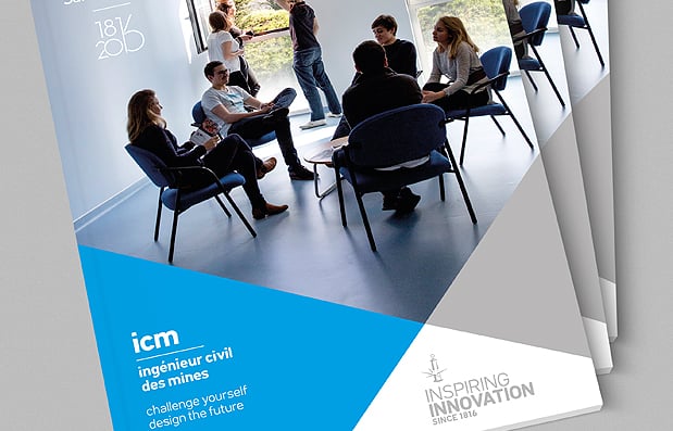 Création de la brochure ICM de l’Ecole des Mines de Saint-Etienne
