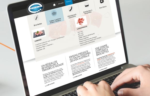 Création du site internet de la société Emsens