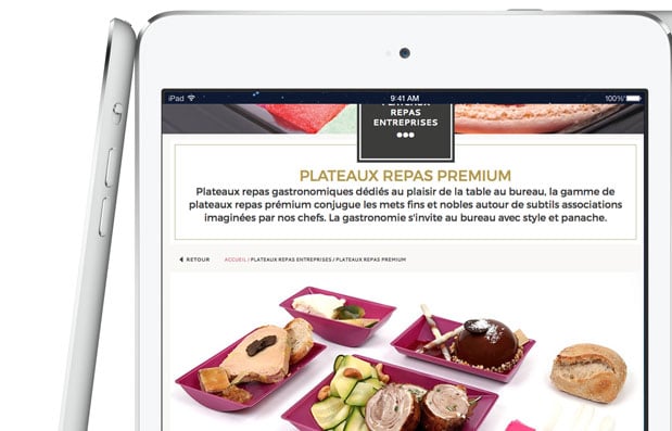 Création du site ecommerce Plateaux repas de la Maison Pallandre
