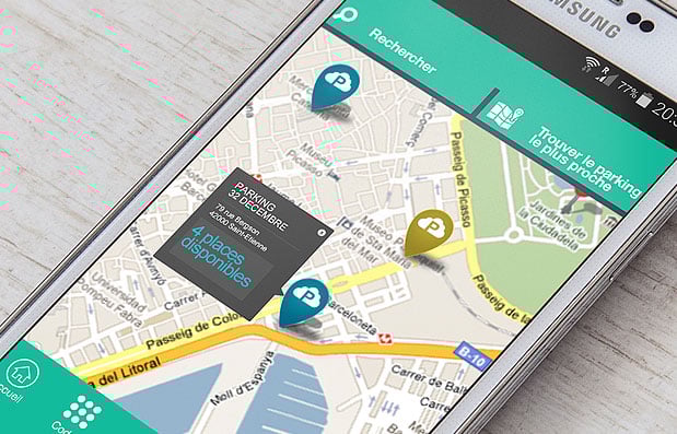 Création du site internet et de l’application mobile Copark.