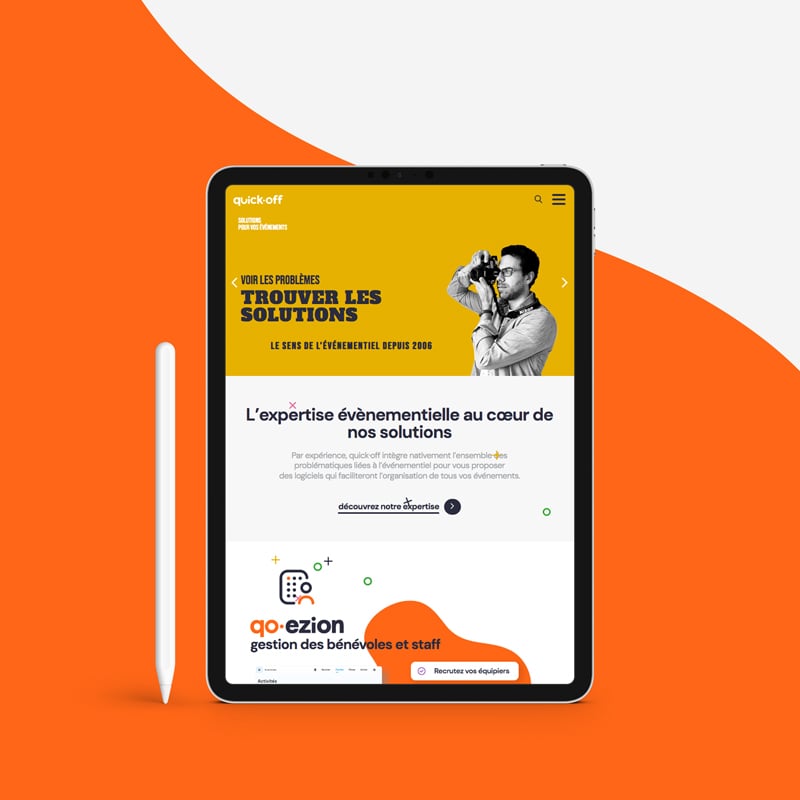 Création du site internet quick·off.