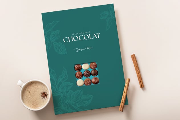 Création du catalogue chocolats Chapuis 2025